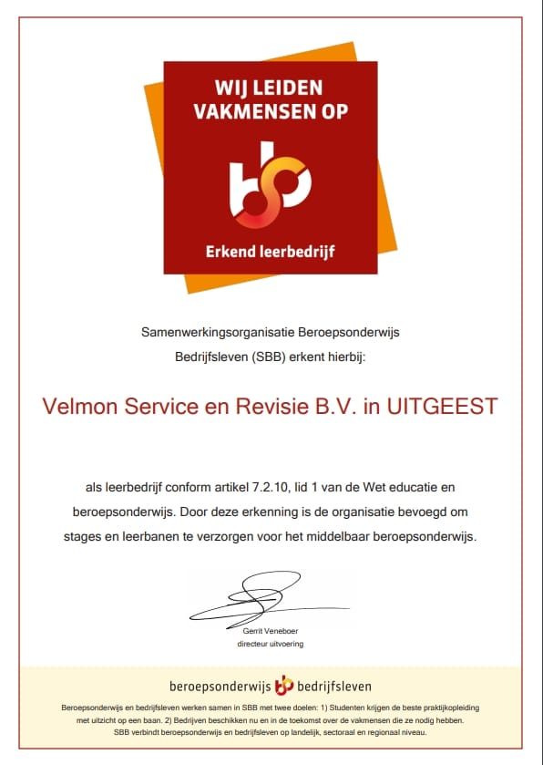 Erkend leerbedrijf
